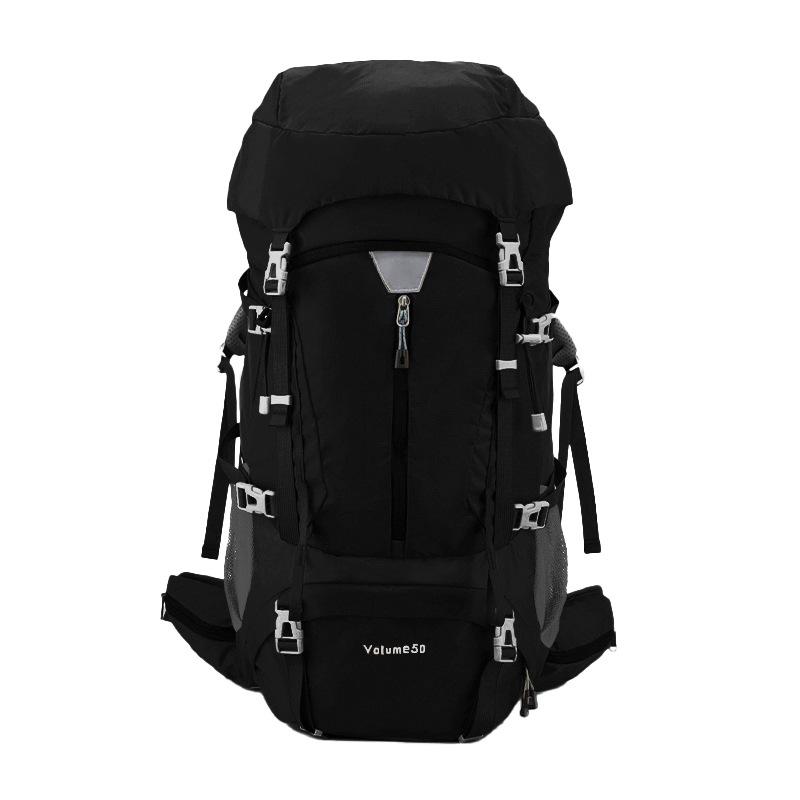 50L Waterproof Nylon Hiking Backpack - Large Capacity, Multifunctional for Outdoor Sports, Camping, and Travel