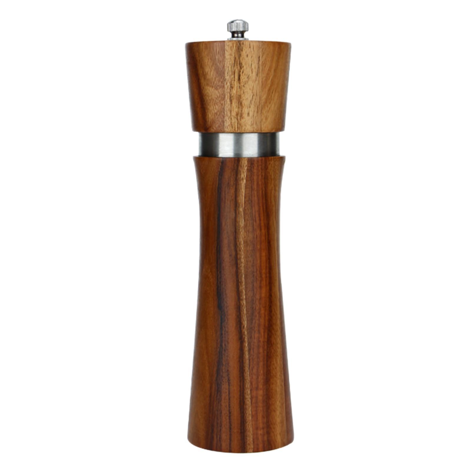 Acacia Wood Pepper Grinder Set with Ceramic Core