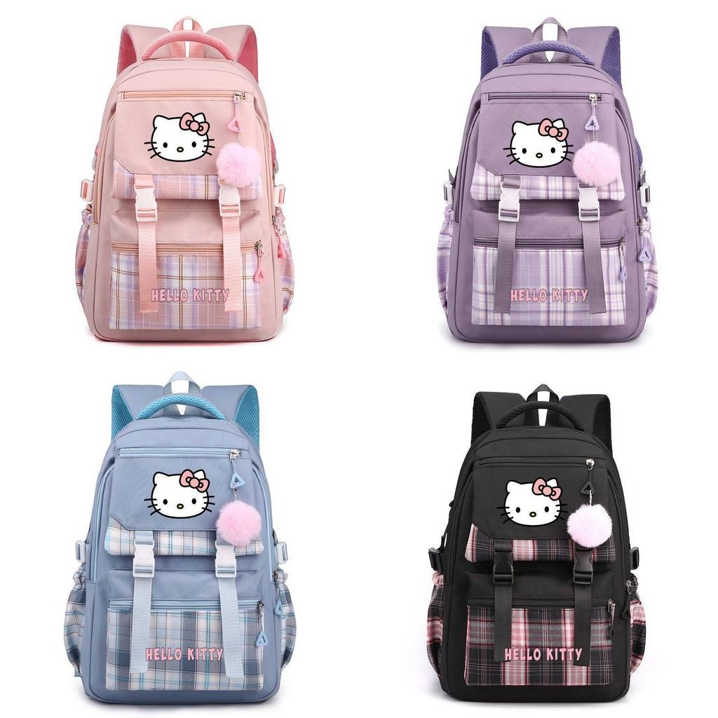Hello Kitty School Backpack For Girls And Boys With Urban Minimalist Style And Airflow Design For Travel