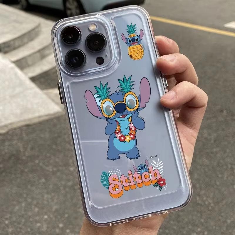 MINISO Stitch Lilo & Stitch Anime Peripherie Kawaii Niedlich Studenten Notizbücher Gepäck Handyhüllen DIY Dekorative Aufkleber Großhandel