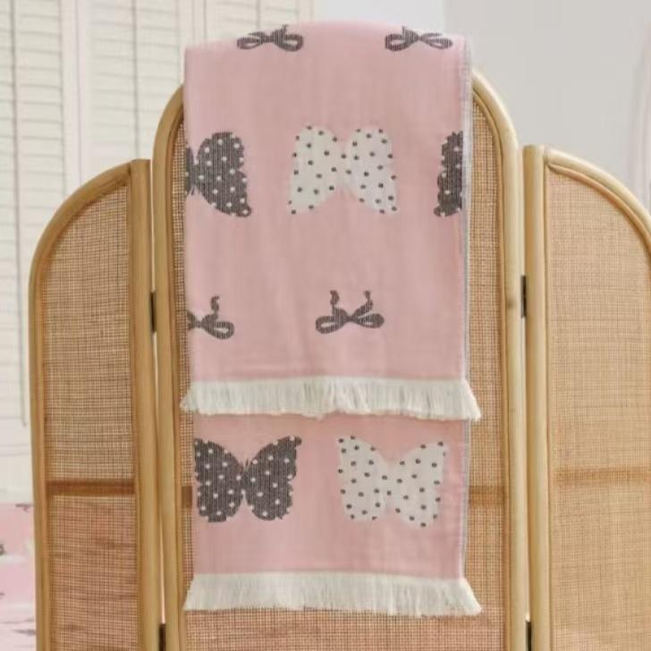 Multi-Layer Gauze Cotton Bath Towel Soft And Comfortable Beach Towel Ethnic Style Sun God Skin-Friendly Water Absorption