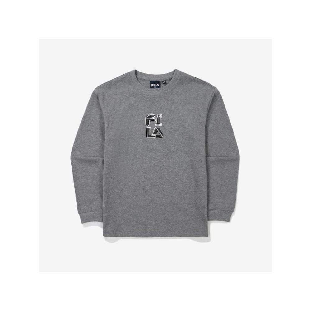 [fila Kids] Essential Graphic Long Sleeve Tee  Fk2rlf3201x Mly  q0zFk2rlf3201xMly