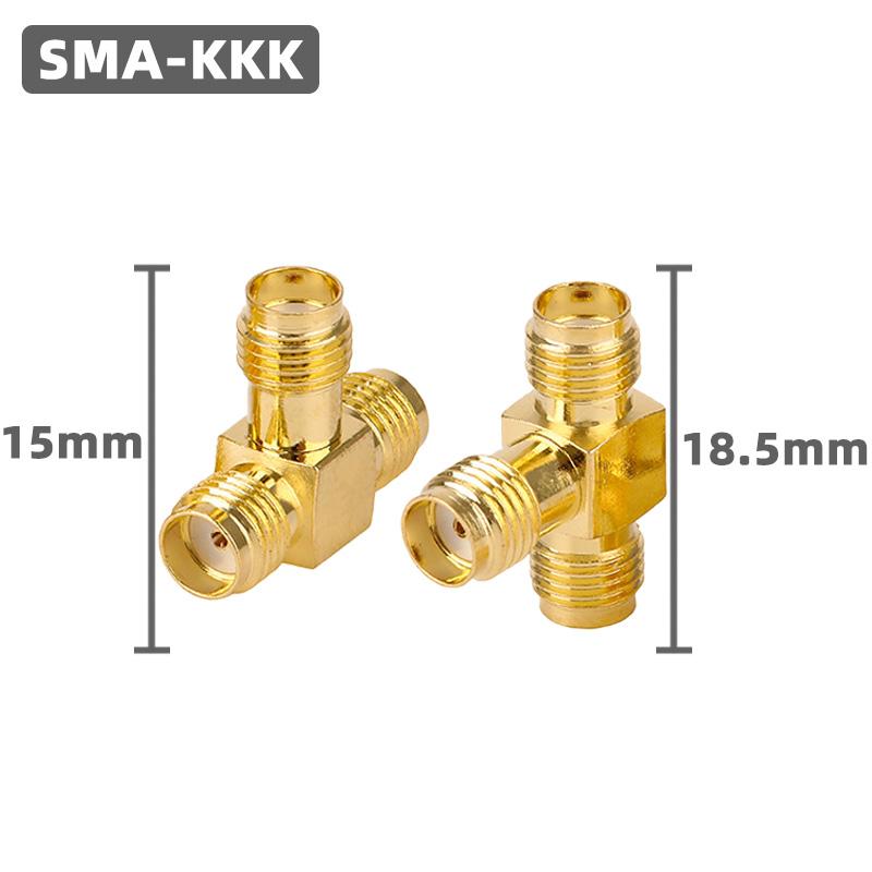SMA To SMA Straight 3 Way 90 135 Degree Adapter RF Coax Connector RP SMA Coupler Converter