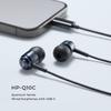 RADIUS Connection Earphones Canal Earphones Type C Remote Control with Microphone HP-Q10C USB-C USB-C Type-C Hands-free HP-Q10CB (Blue)