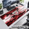 Custom Name Text Mouse Pad Athletic Bilbao FC Personalized Desk Pad For Work And Gaming