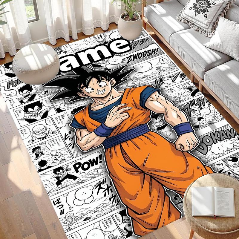 Benutzerdefinierter Name Personalisierter One Piece Druck Teppich, Vielseitiger Heimdekor Teppich, für Spielzimmer, Wohnung, Balkon, Eingangsbereich, Flur Geschenk