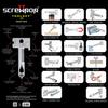 17-in-1 Multi-Tool Keychain, Military Steel Card Tool with Screwdrivers & Bottle Opener, EDC Survival Gear