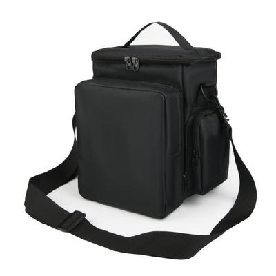 Portable Mics Storage Case EVA Construction Shockproof and Drop Proof Bag with Secure Metal Zippers