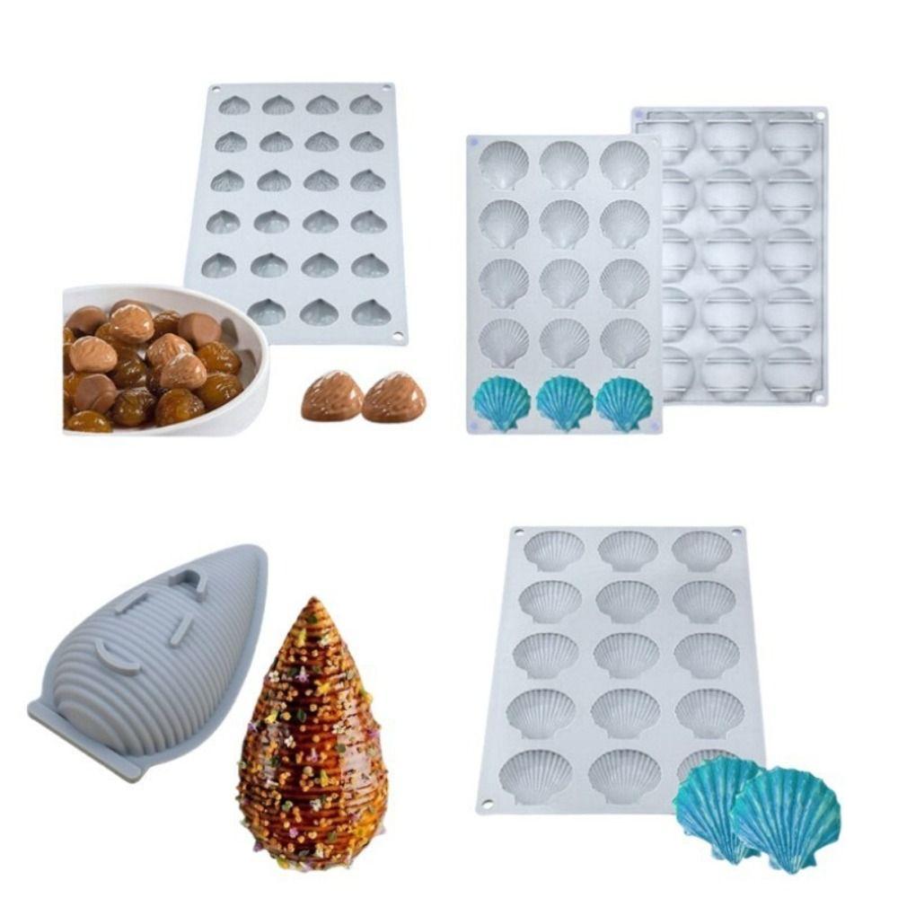 Dessert Making Chocolate Mousse Mould Gypsum Making DIY Baking Mould Bento Cake Silicone Mold