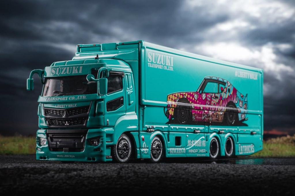 Gaincorp Products 1/64 Mitsubishi LB-Truck Fuso Super Great (RHD) Completed Model KS073-425