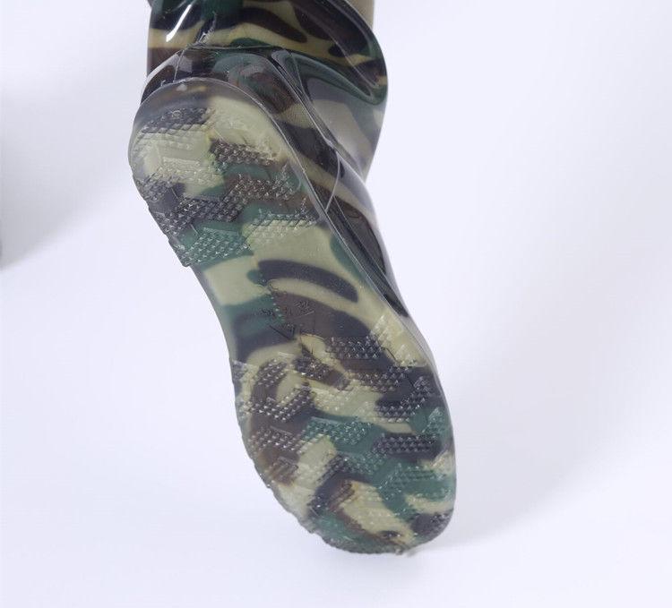 TYmy Unisex Knee-High Boots: Ideal for Farming & Fishing with Soft Soles, Knee Laces for Comfort In Wading & Plowing.