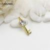 6 Types 14K Gold Plated Brass Zircon Rhinestone Pendants Charms,Jewelry Making For DIY Necklace Earrings Findings Accessories