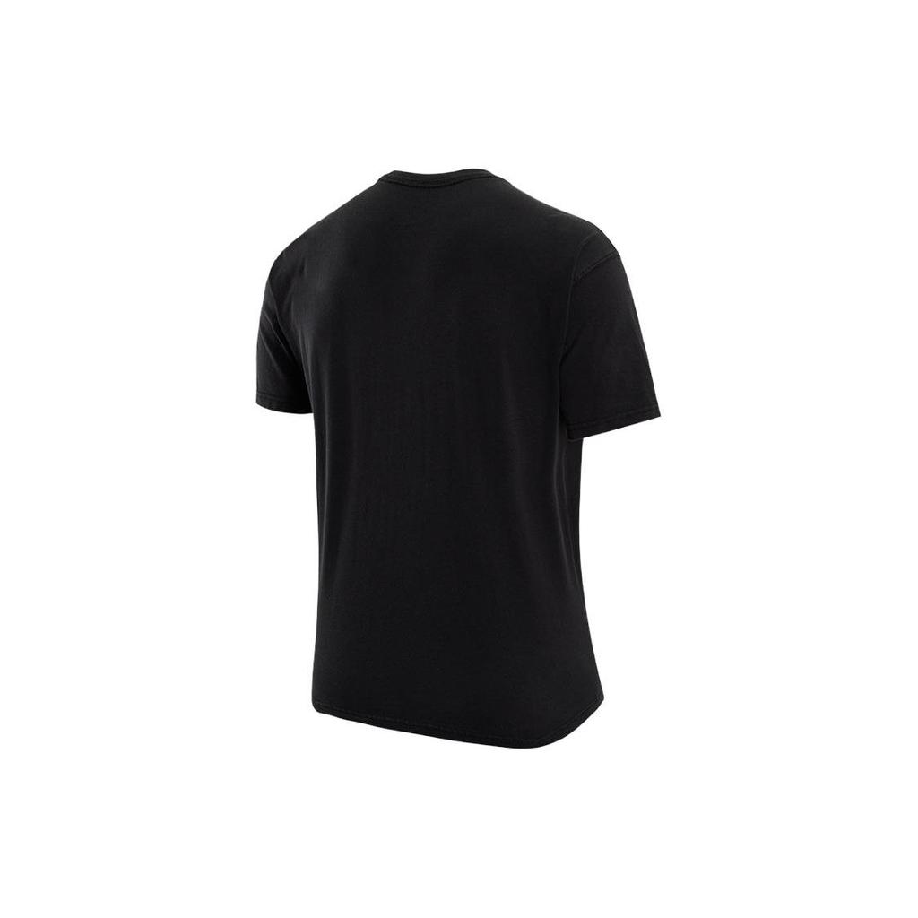 Nike NBA Milwaukee Bucks Vintage Letter Print Loose Fit Crew Neck T-Shirt Men T-Shirts Black DR6327-010