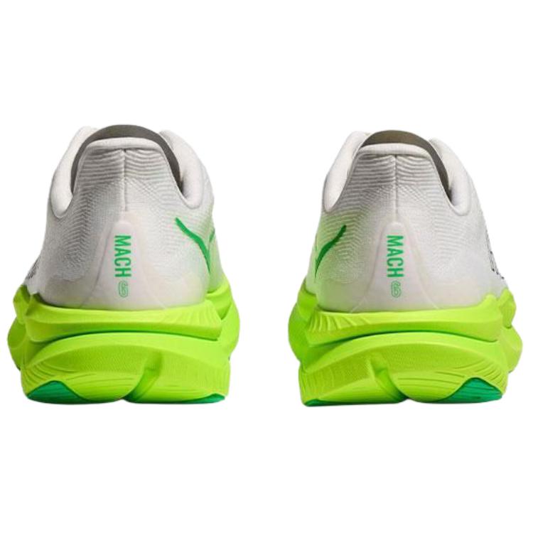 Hoka One One Mach 6 White Neon Lime