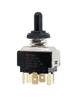 6-pin Switch Dustproof Toggle Switch High Voltage Rating 250V Reliable In Dusty Environments Dpdt Toggle Switch Color Black
