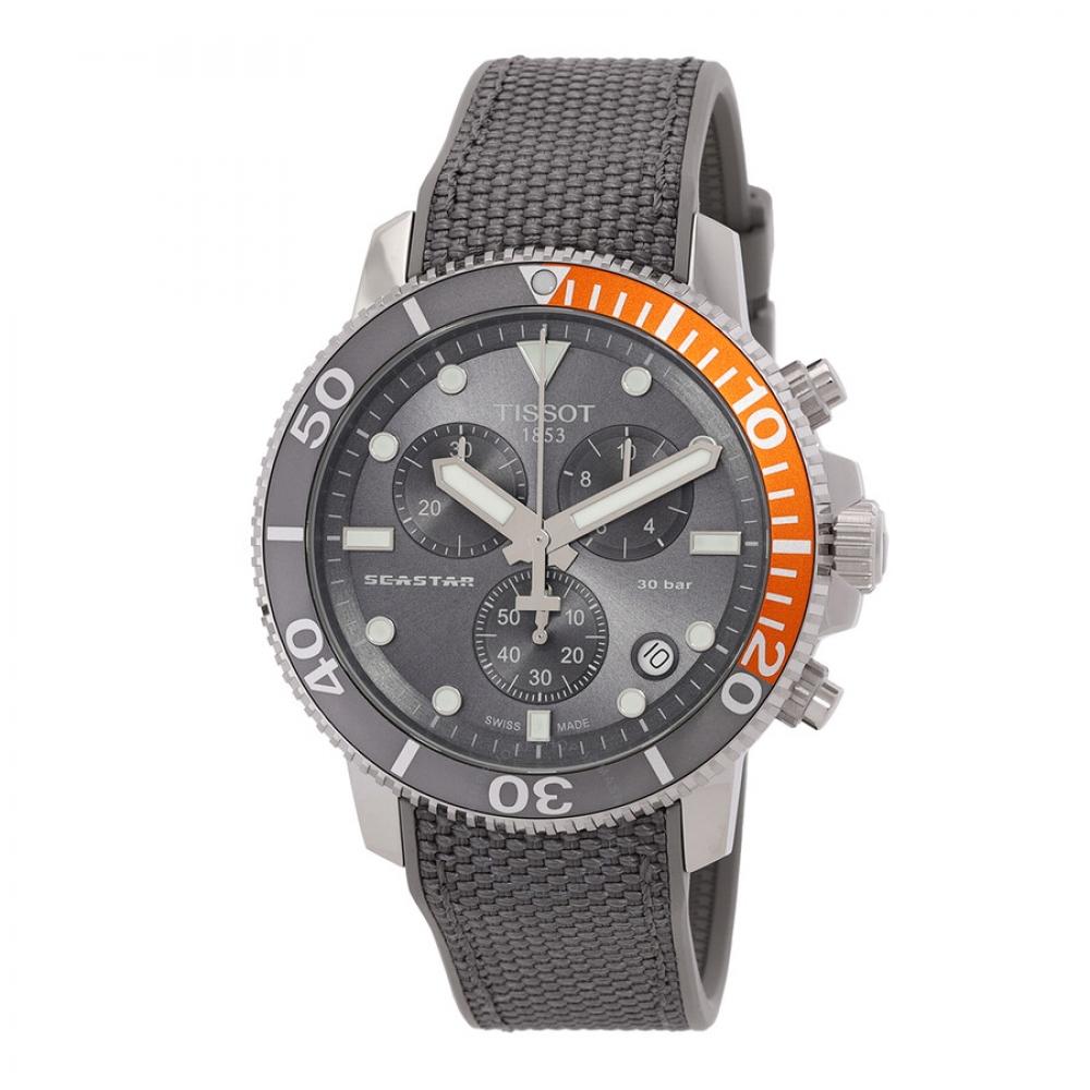 Tissot SeaStar 1000 Chronograph Quartz Grey Dial Men S Watch T120.417.17.081.01