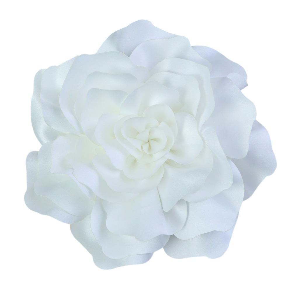 Látkový umělecký ručně vyráběný květinový brož 20cm Velká velikost Šaty Oblek Korsáž Ručně vyráběný doplněk oblečení