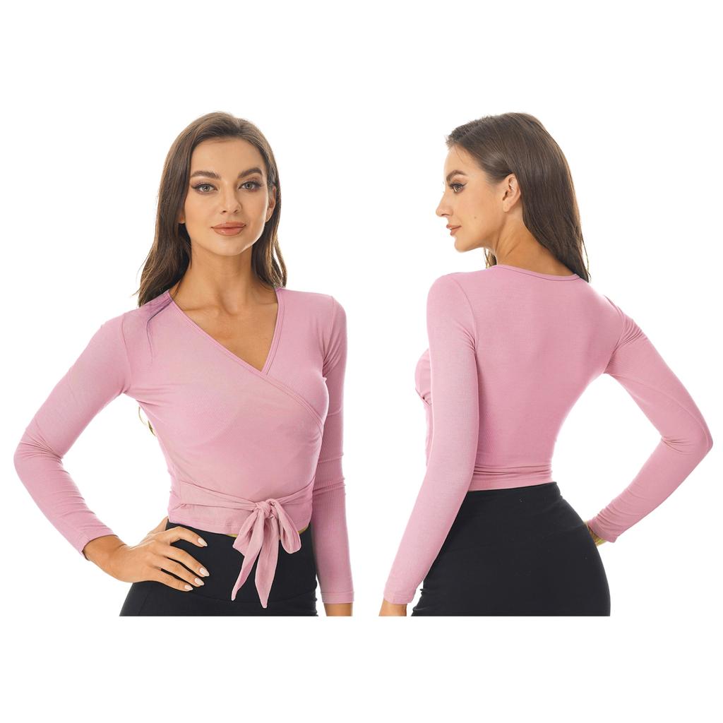 Women's Open Front Ballet Cardigan Dance Shawl Long Sleeve Bolero Shrug Shawl Jacket Wrap Cover Ups