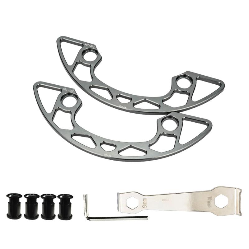 Bicycles Chainring Guard Crank Chain Wheel Protector Bicycles Chainwheel Guard Cover Chainring Protector Cover And Bolts