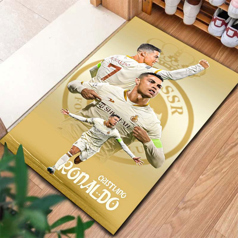 Cristiano Ronaldo Carpet Rug for Living Room Bedroom Home Sofa Decoration,Kids Play Non-slip Floor Mat
