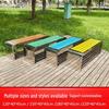 Stainless Steel Outdoor Park Bench with Iron Frame for Leisure Seating