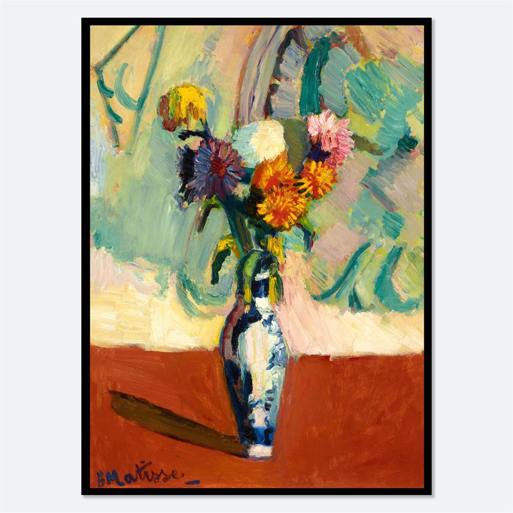 Henri Matisse Monsieur Loyal from Jazz Vintage Wall Art Print Matisse Abstract Face Figure Fauvism Poster Flower Vase Retro Art 21X30CMNo Framed