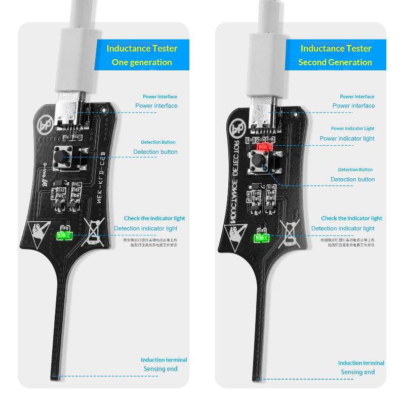 Type C Inductance Tester Mini Portable Mainboard Coil Testing Device 1PC for Mobile Phone Motherboard Repair