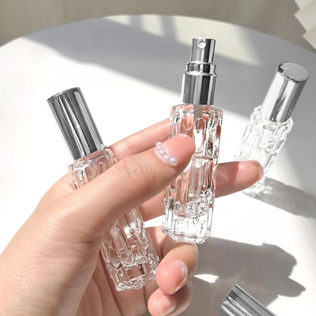 1pc-10ml Glass Portable Refillable Perfume Bottle Cosmetic Container Empty Spray Atomizer Travel Sub-bottle