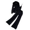 V Neck Waist Trimming Spaghetti Straps Vest Pants Fashion Suit