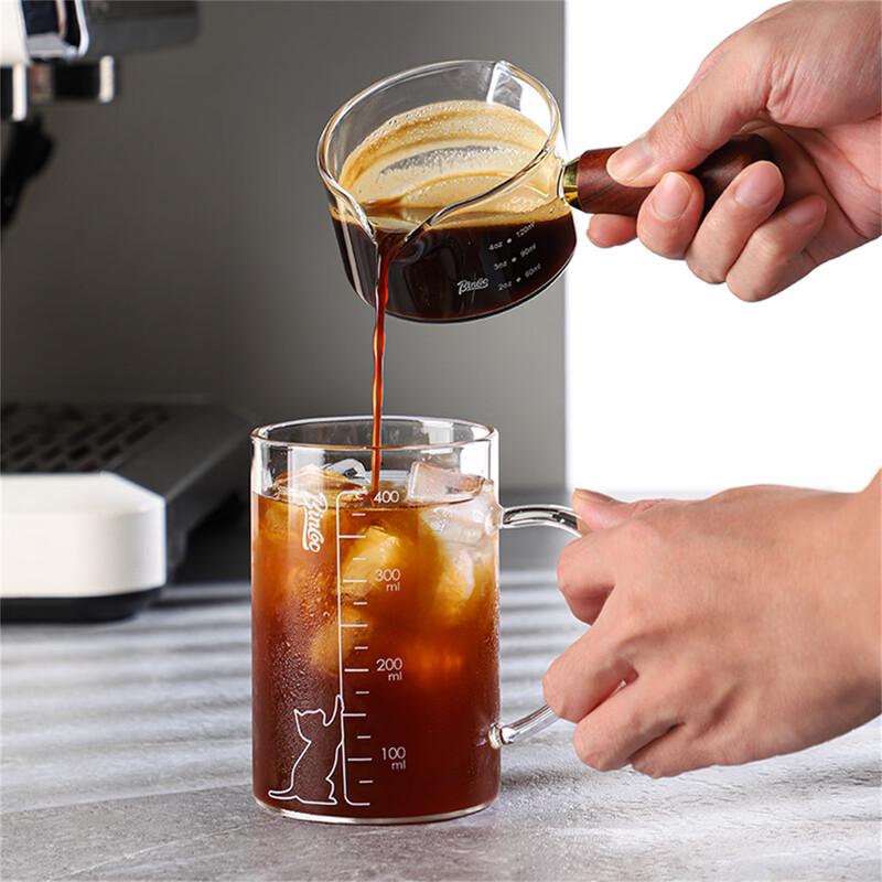 Bincoo Glass Coffee & Espresso Measuring Cups and Pitchers