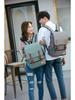 Retro Canvas USB Travel Backpack for Men and Women