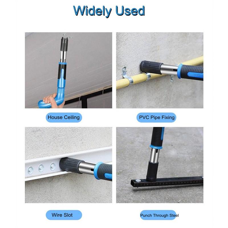 Mini Ceiling Wall Anchor Wire Slotting Device Wall Fastener Metalworking Rivet Guns Tool Manual Steel Nail Guns Rivet Tool Home