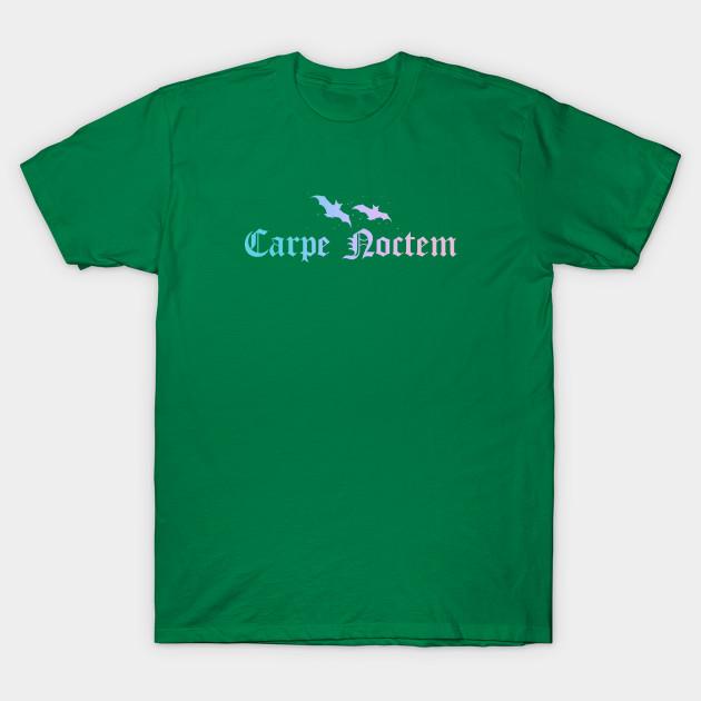 

Unisex Fashion TShirt Carpe Noctem Pastel Print TShirt Plus Size XS-6XL T-Shirt 100%Cotton Tops O Neck Short Sleeve Tees S зелёный