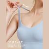 Medium Support Back Cross Sports Bra Quick Drying Wide Underwear Yoga Bra Top Bra Top with Cups [Yomoment] Non-Sway