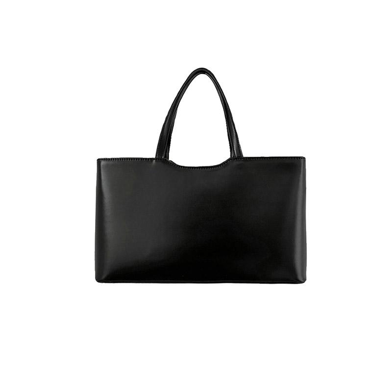 Women's High-end Large Capacity Tote Bags Soft Leather Simple Solid Designer Handbag Y2K Casual All-matching Commute Briefcase