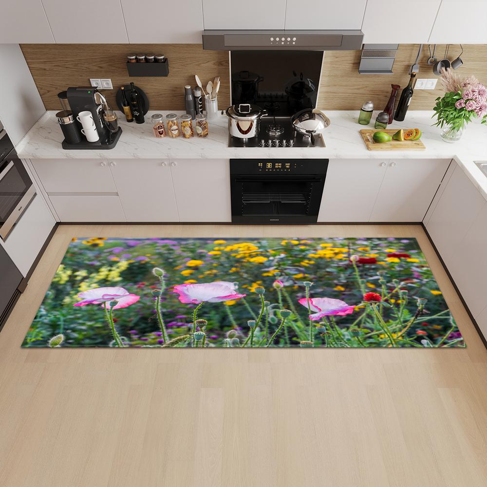 Nordic Kitchen Mat Porch Door Mat Living Room Bedroom Long Carpet Corridor Non-slip Floor Children's Carpet