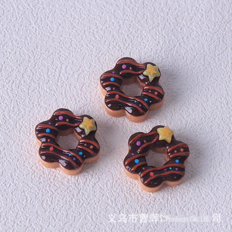 Cute DIY Resin Donut Simulation Materials for Jewelry and Crafting