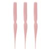 3Pcs Tsing Hair Brush Ergonomic Handle Portable Tsing Brush Rat Tail Comb for Home Travel