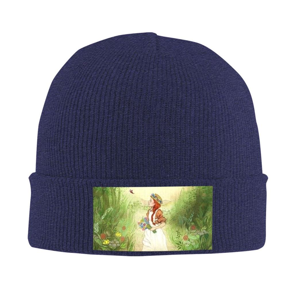 Anne Of Green Gables Warm Knitted Cap Winter Knit Bonnet Hat Skullies Beanies Hip Hop Caps for Unisex