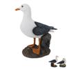 Resin Seagull Statue Sea Bird Figurine Mediterranean Style Decoration For Home Study Rooms Landscape Office Balconies Ornaments