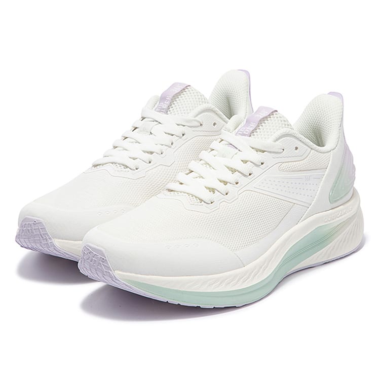 361 Sharp Sparkle Low top Running Shoes Women's White Purple 682432217-2