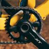 Funn Solo Narrow Wide Chainring, for Uneven Pitch 4-Arm, PCD (BCD) 96mm, for Front Single (30T, Black)