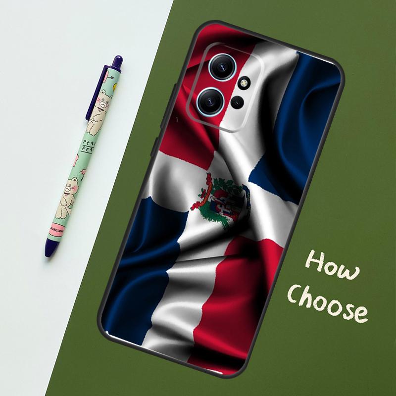 

Dominican Republic Flag Case For Xiaomi Redmi Note 14 10 11 12 13 15 Pro Plus Cover For Redmi 15 13C 12C 10C 14C 15C Redmi 12C