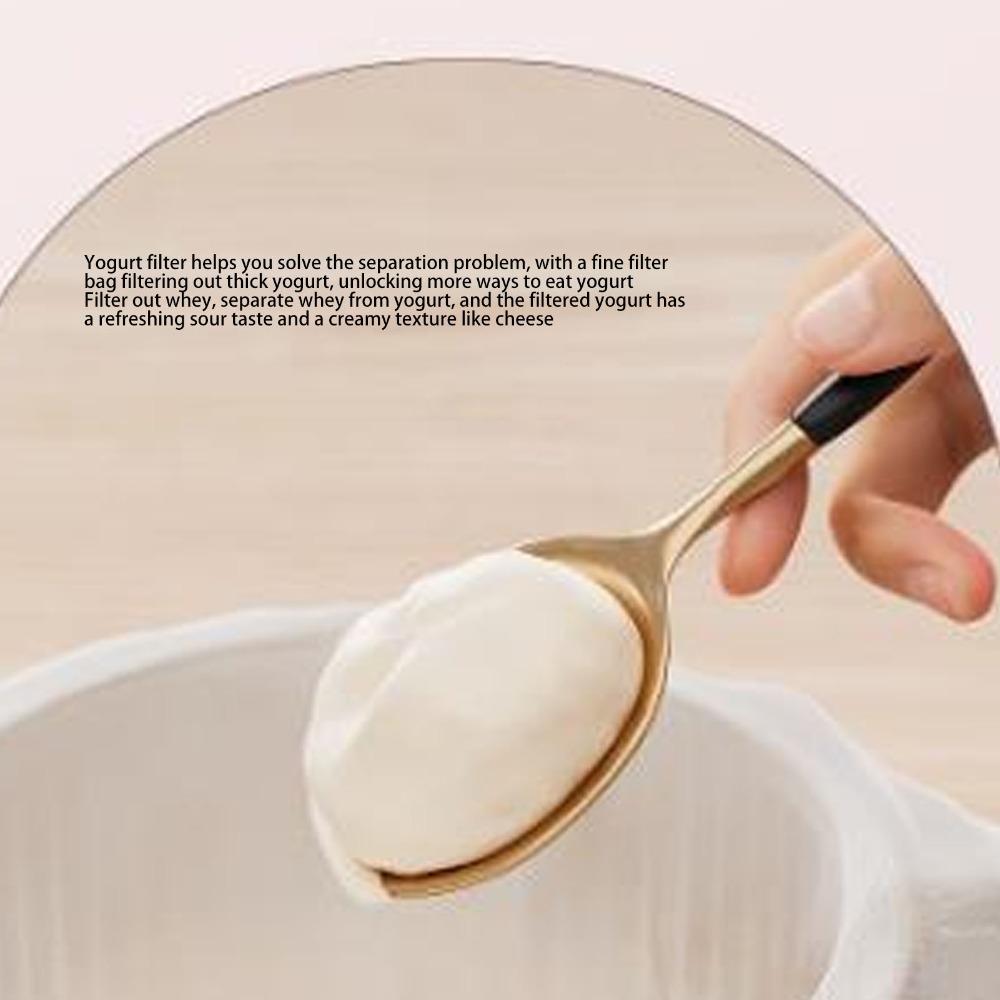 ABS PC 304 Stainless Steel Yogurt Strainer Reusable Dry Yogurt Press  Yogurt Making