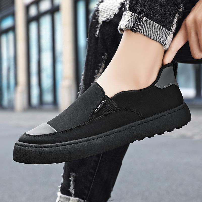 Doudou Shoes Men's Breathable Summer One-pedal Lazy Shoes Casual Shoes Light and Versatile Fashion Color Matching Driving Loafers