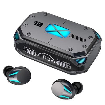 YurKem TWS juhtmevabad kõrvaklapid Bluetooth 5.2 kõrvaklapid puutetundliku juhtimisega mürasummutus stereo veekindlad TWS peakomplektid mikrofoniga kõrvaklapid