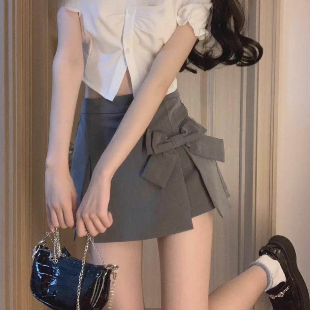 2024 Spring Sexy A-Line Slit Mini Skirt - Pure Desire Style