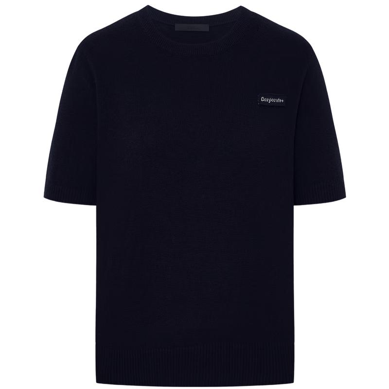 

MO&Co. Топ из мериносовой шерсти серии C+ с коротким рукавом S