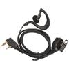 Two Way Radio Earpiece Universal K Head 2 Pin Electroplating Walkie Talkie Headset with Microphone