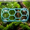 3D Printed Pet Habitat Reptile Honeycomb Climbing Shelf, Suction Cup Snake Tunnel Hide, Rest Platform Breathable Cave for Ball Python, Lizard,